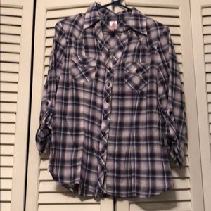 Rue 21 plaid top